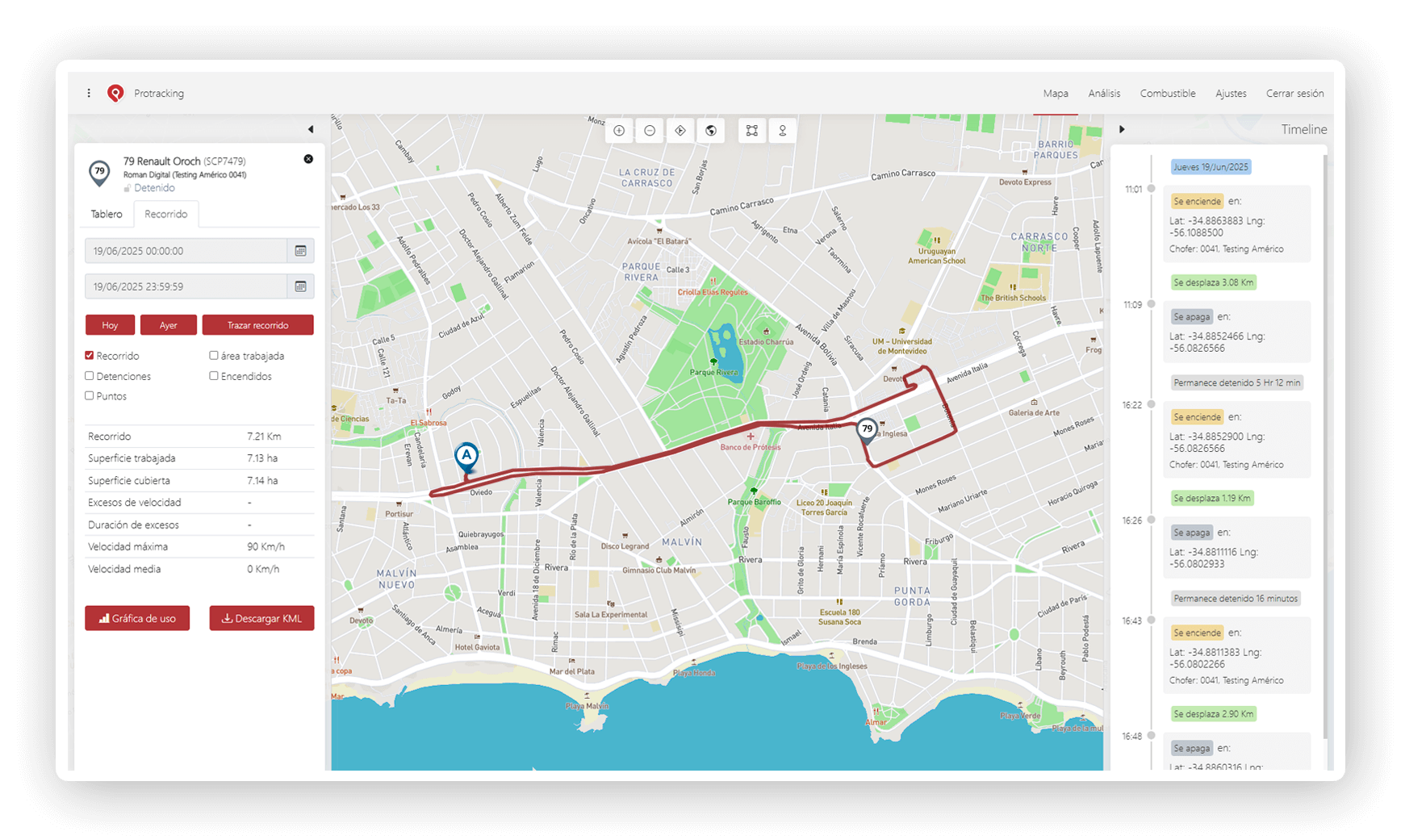 Protracking